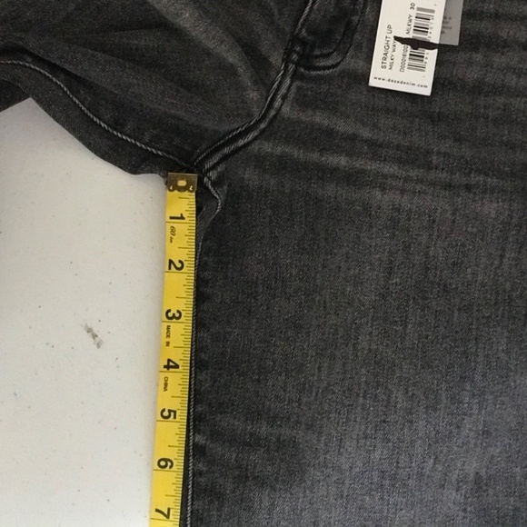 Daze Straight Up Raw Hem High Waist Ankle Straight Leg Jeans NWT - Picture 8 of 13